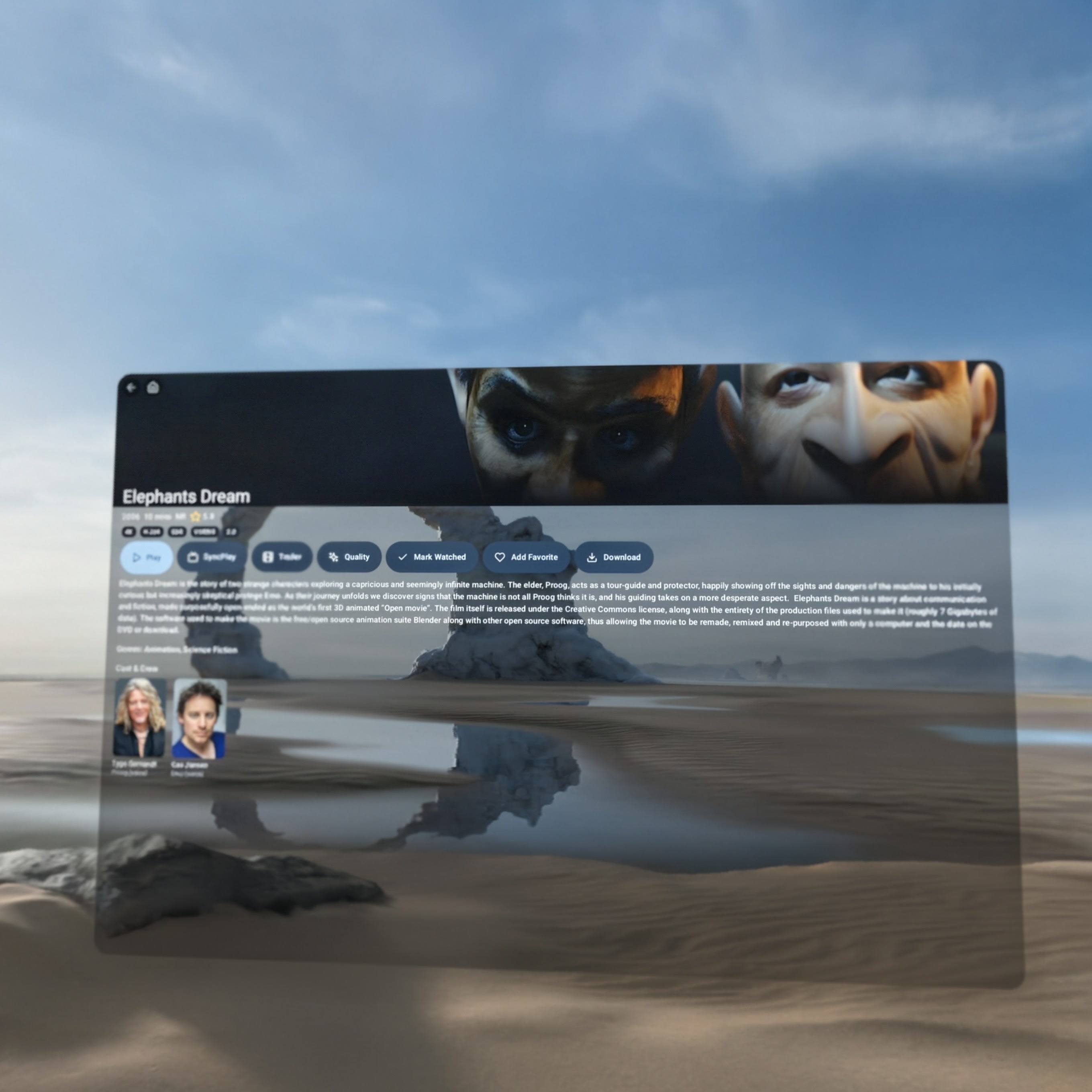 SpatialFin immersive spatial panels